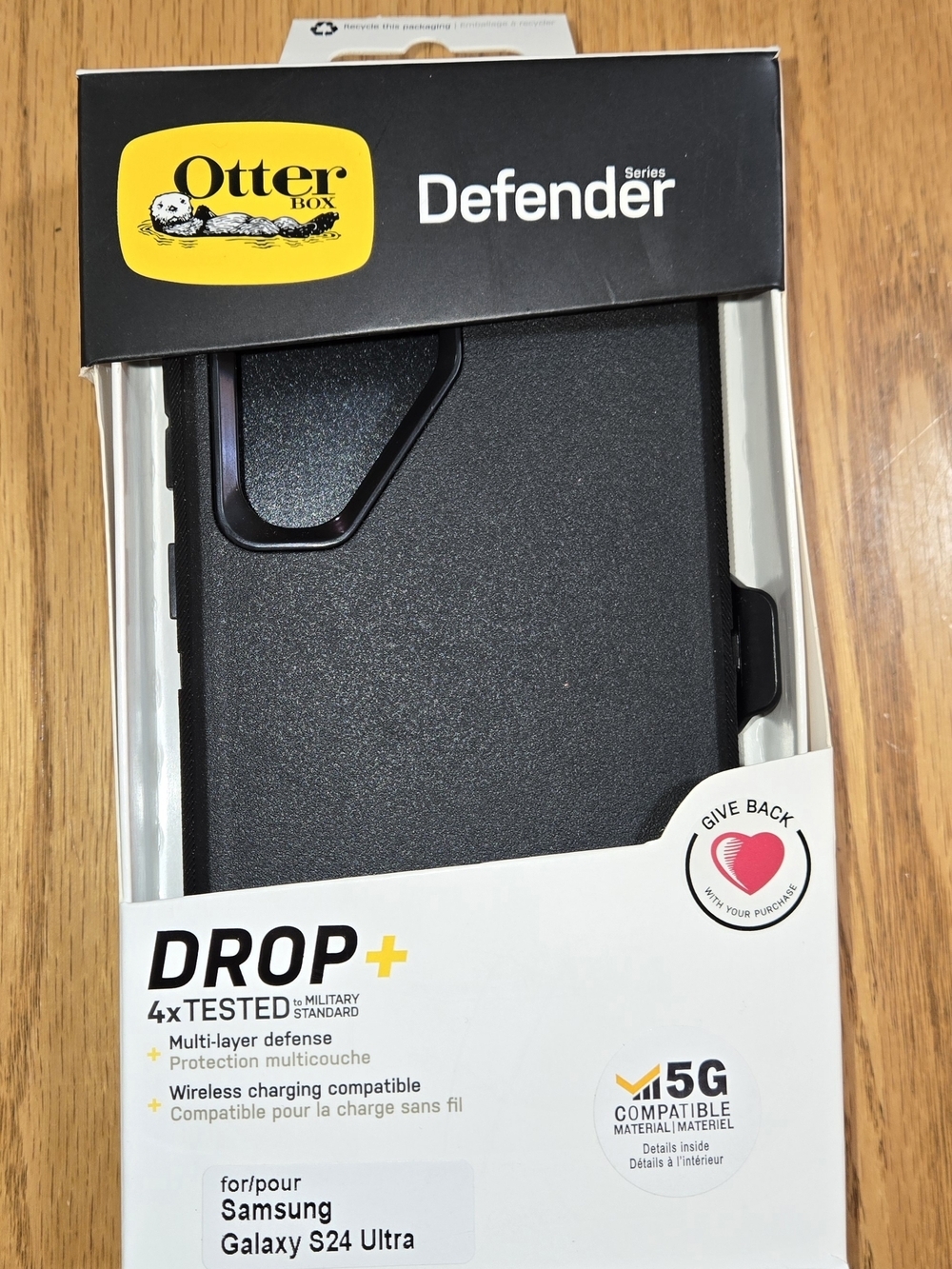 OtterBox Defender Samsung Galaxy S24 Ultra Case Black Rugged Holster NEW - Picture 2 of 14